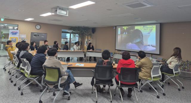 광산구 송정1동 지역사회보장협의체위원 대상 생명존중인식교육