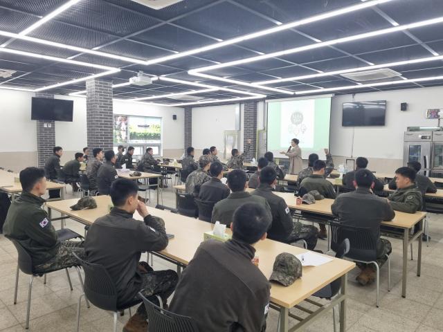 31사단 503여단 일반사병 및 장교 대상 생명존중인식교육