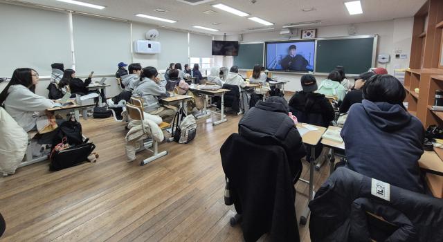 문정여자고등학교 1학년 대상 생명존중인식교육