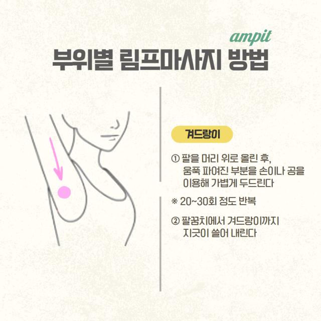 소진예방 정보제공 「일상 속 몸과 마음을 재정비하는 방법, 림프마사지」